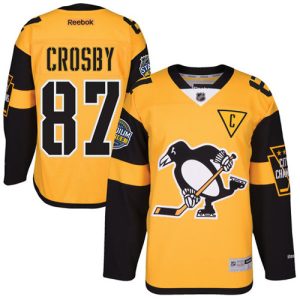 Herren Pittsburgh Penguins Eishockey Trikot Sidney Crosby #87 Reebok 2017 Stadium Series